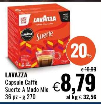 LAVAZZA Capsule Caffè Suerte A Modo Mio