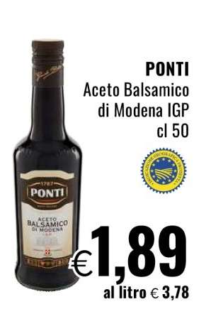 PONTI Aceto Balsamico di Modena IGP cl 50