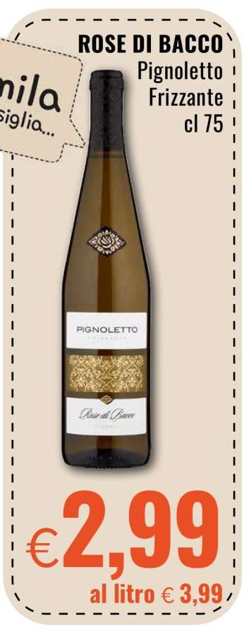 ROSE DI BACCO Pignoletto Frizzante cl 75