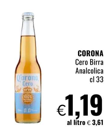 CORONA CERO BIRRA ANALCOLICA