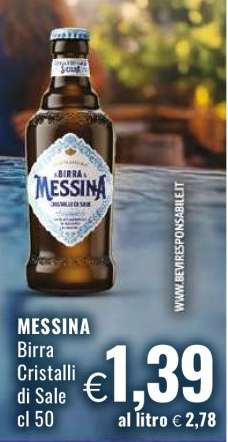 MESSINA Birra Cristalli di Sale cl 50
