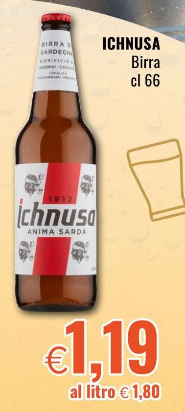 ICHNUSA Birra cl 66