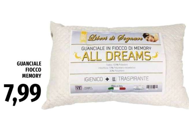GUANCIALE FIOCCO MEMORY
