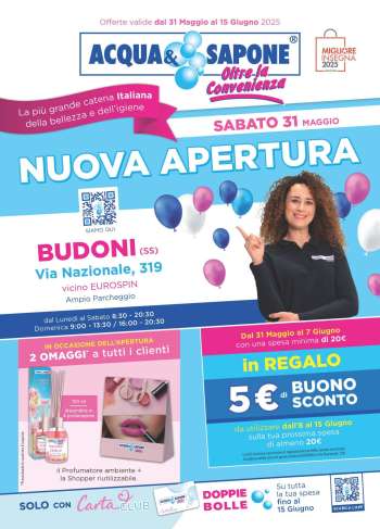 Volantino Acqua & Sapone - 31/5/2025 - 15/6/2025.