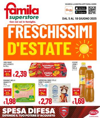 Volantino Famila - 5/6/2025 - 18/6/2025.