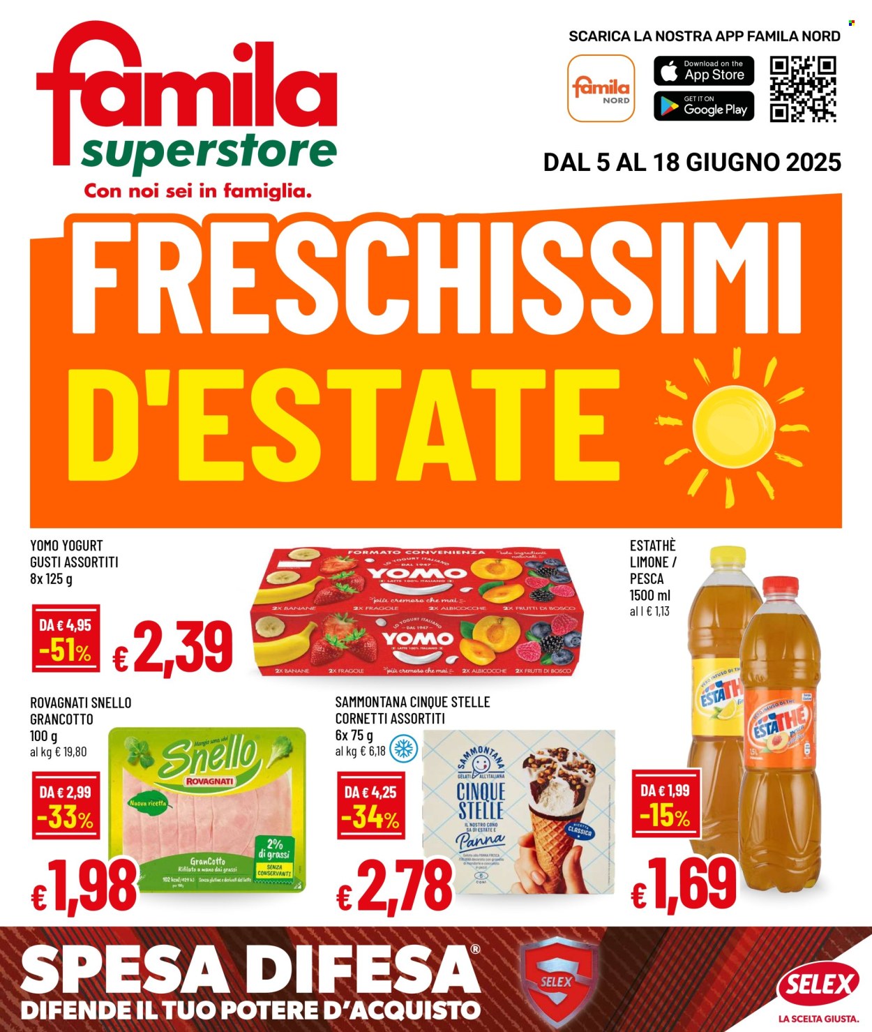 Volantino Famila - 5/6/2025 - 18/6/2025. Pagina 1