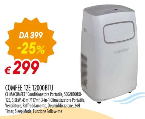 COMFEE 12E 12000BTU