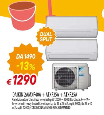 DAIKIN 2AMXF40A + ATXF35A + ATXF25A