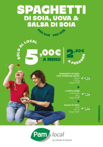 Volantino Pam local.