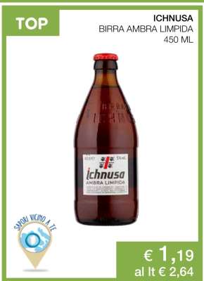 Ichnusa Birra Ambra Limpida