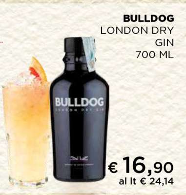 BULLDOG LONDON DRY GIN 700 ML