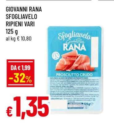 GIOVANNI RANA SFOGLIAVELO RIPIENI VARI