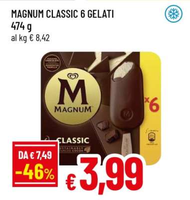 MAGNUM CLASSIC 6 GELATI