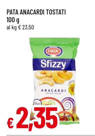 PATA ANACARDI TOSTATI