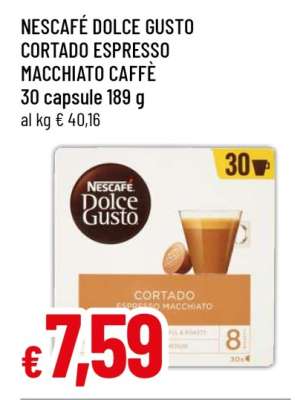 NESCAFÉ DOLCE GUSTO CORTADO ESPRESSO MACCHIATO CAFFÈ