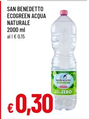 SAN BENEDETTO ECOGREEN ACQUA NATURALE