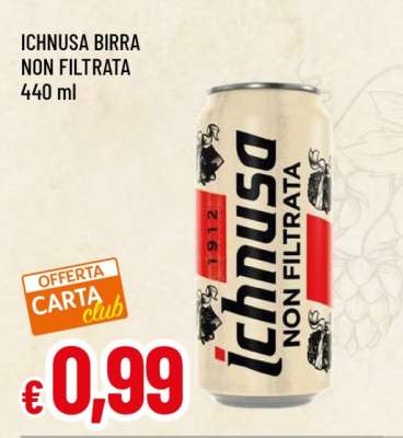 ICHNUSA BIRRA NON FILTRATA