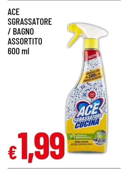ACE SGRASSATORE / BAGNO ASSORTITO