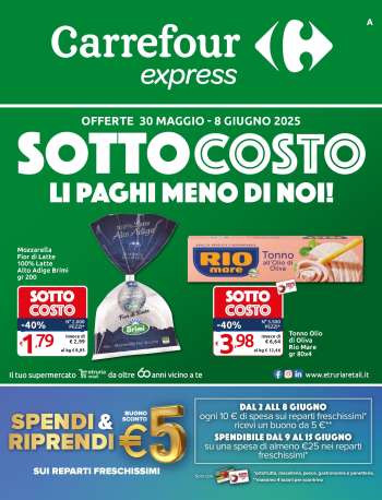Volantino Carrefour - 30/5/2025 - 8/6/2025.