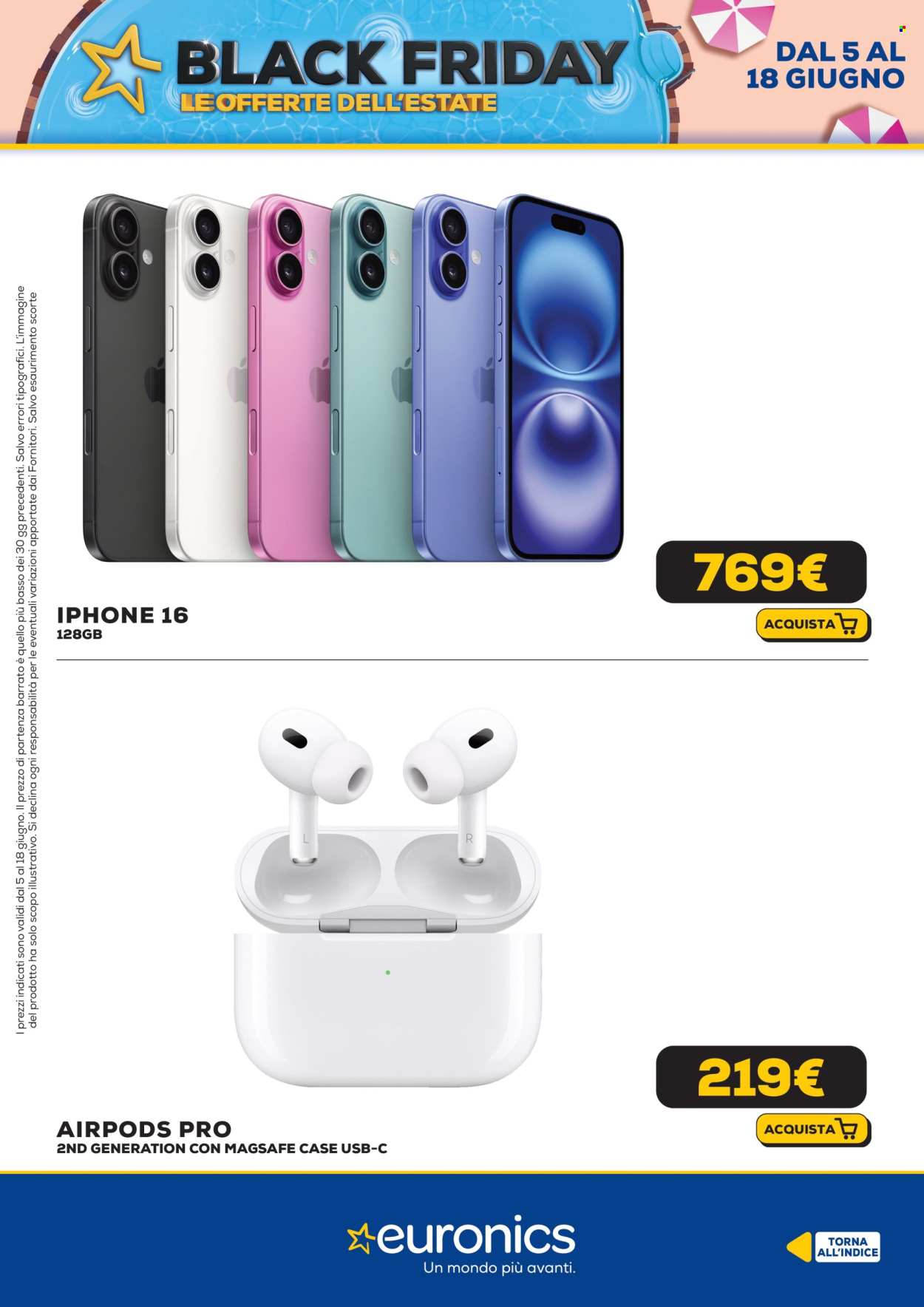 Volantino Euronics - 5/6/2025 - 18/6/2025. Pagina 4