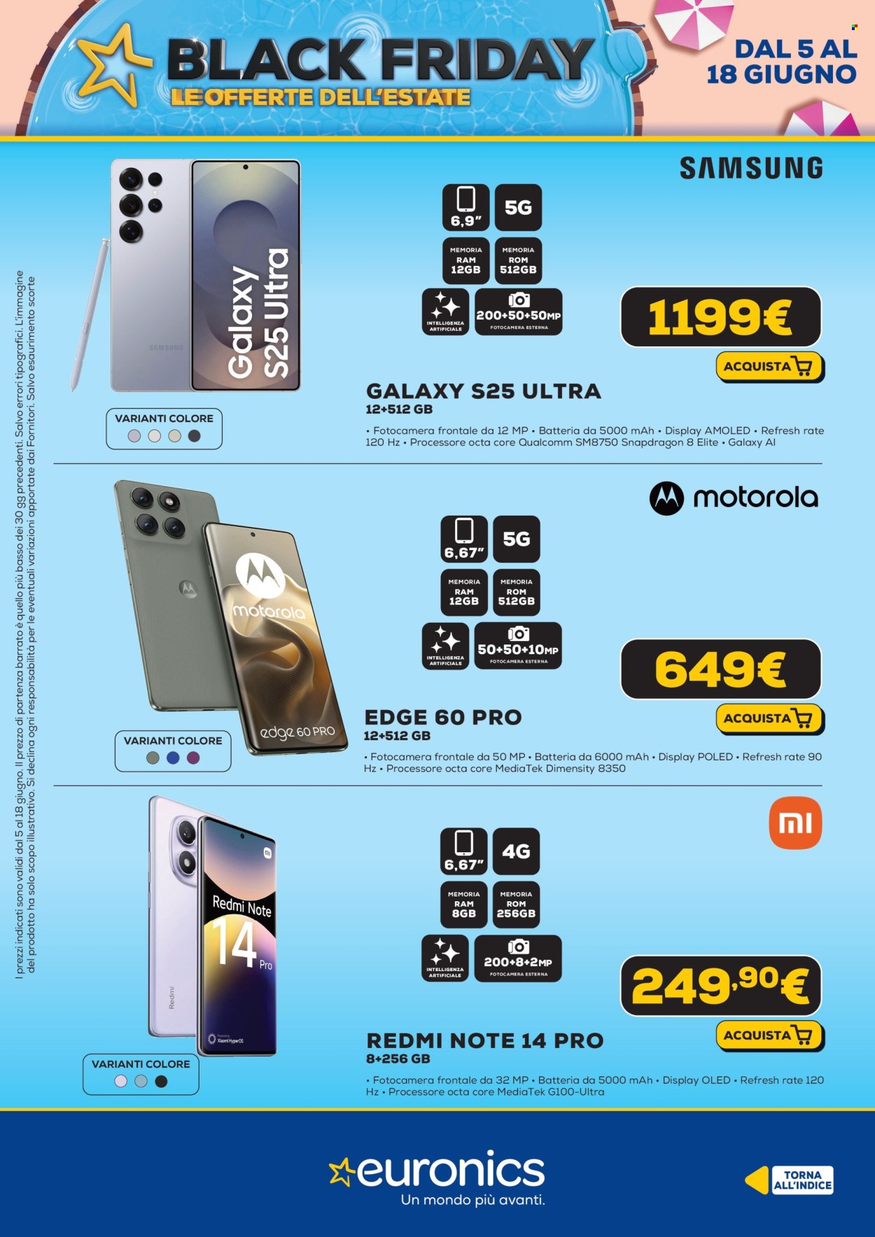 Volantino Euronics - 5/6/2025 - 18/6/2025. Pagina 6