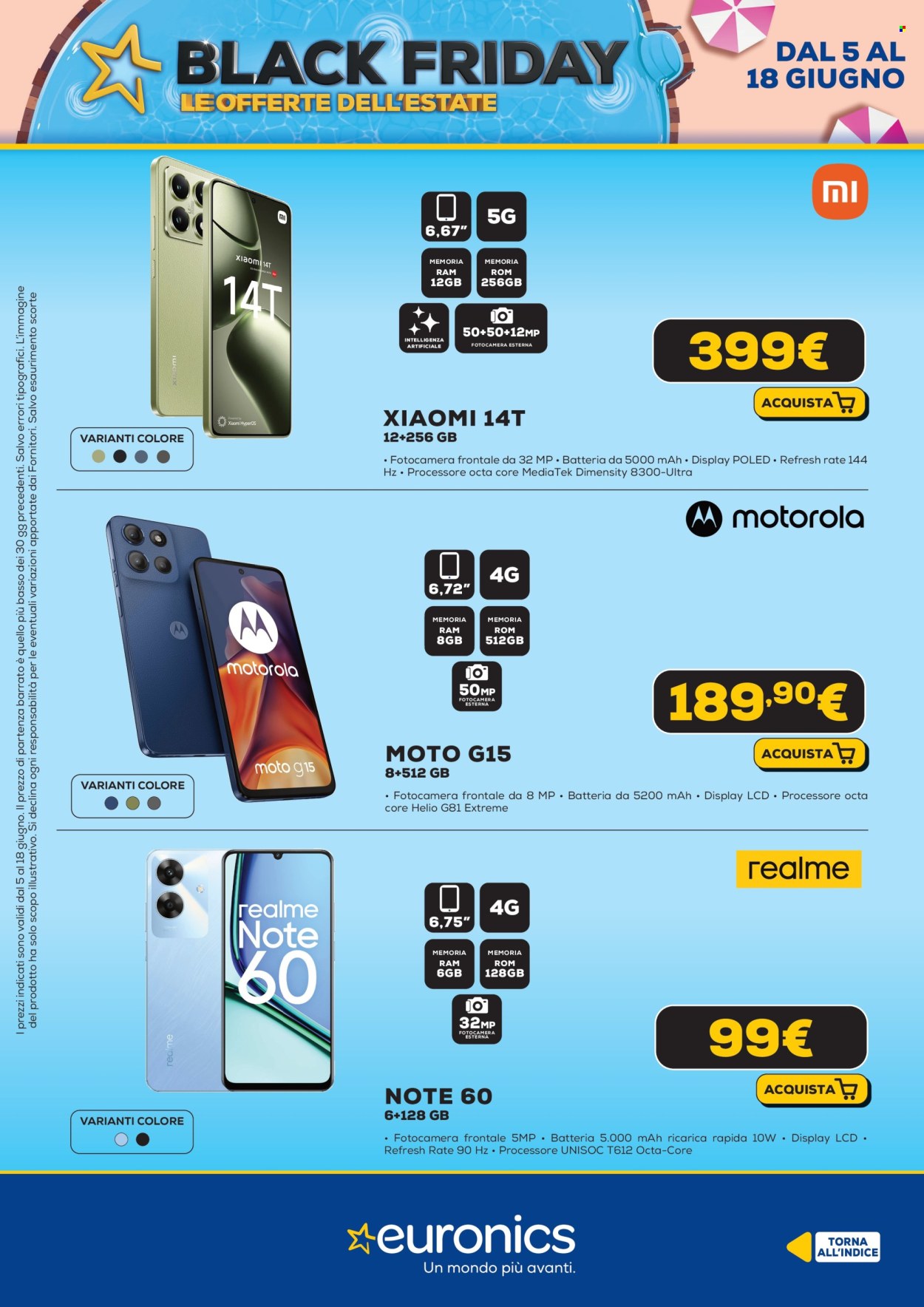 Volantino Euronics - 5/6/2025 - 18/6/2025. Pagina 9