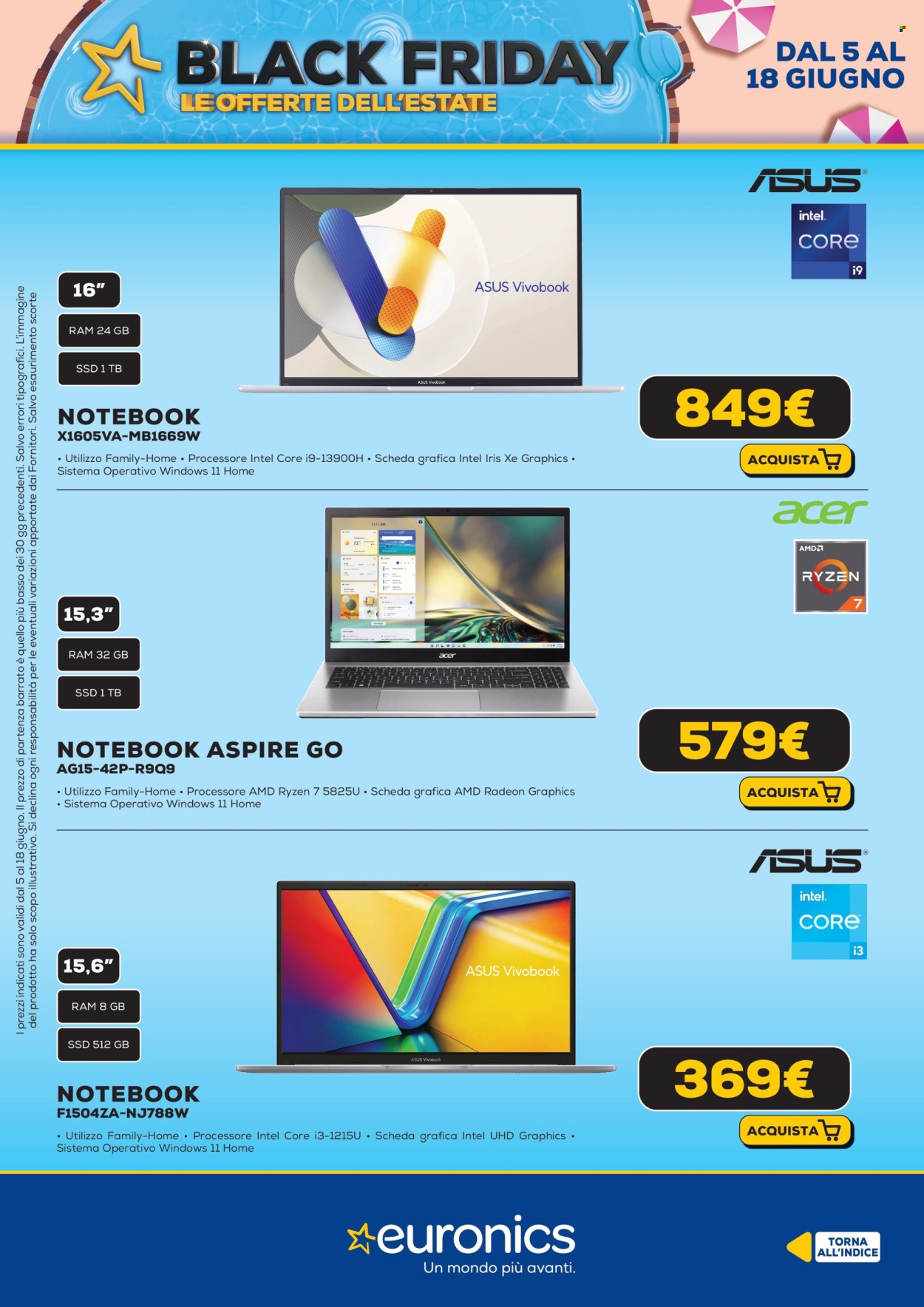 Volantino Euronics - 5/6/2025 - 18/6/2025. Pagina 14