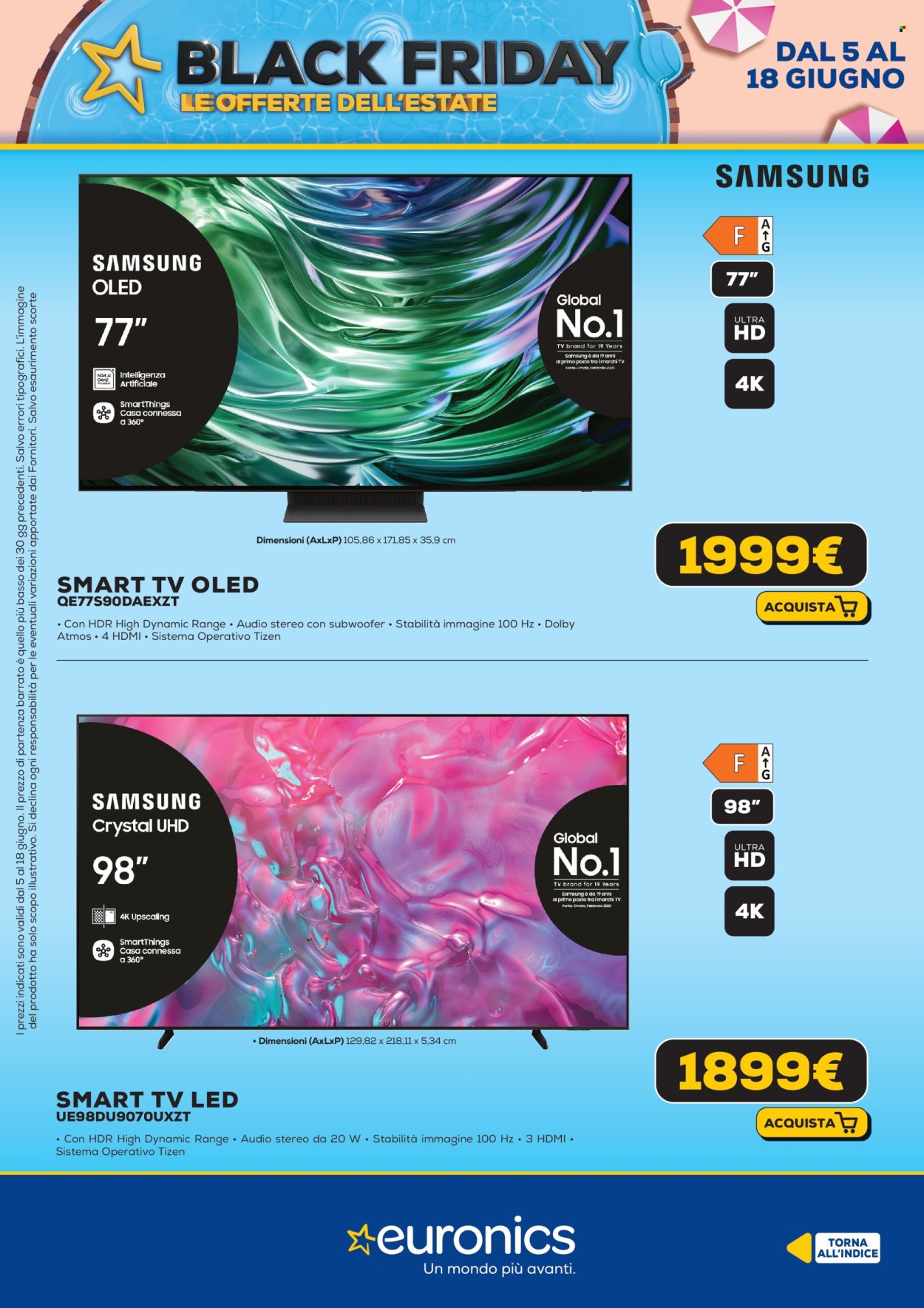 Volantino Euronics - 5/6/2025 - 18/6/2025. Pagina 25
