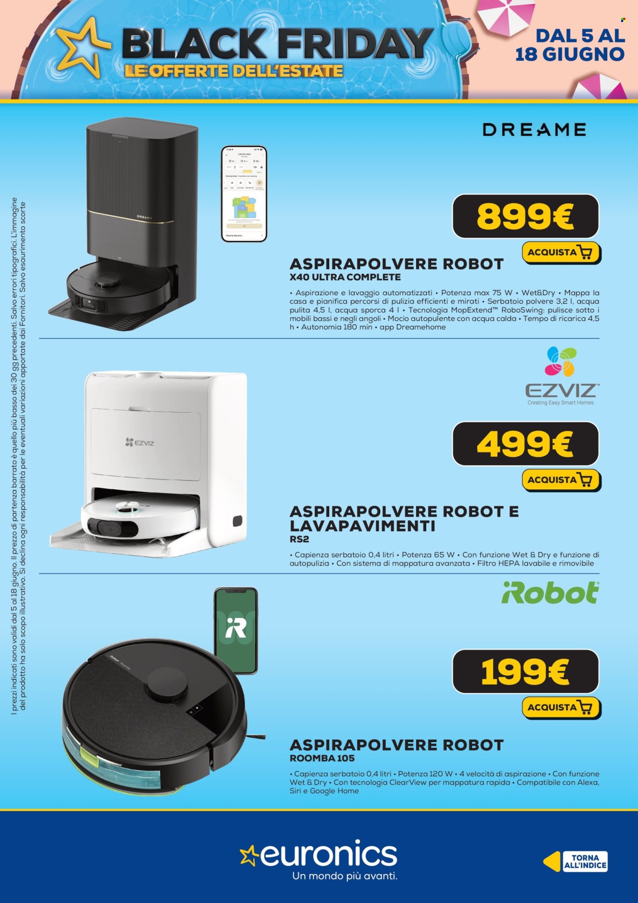 Volantino Euronics - 5/6/2025 - 18/6/2025. Pagina 40