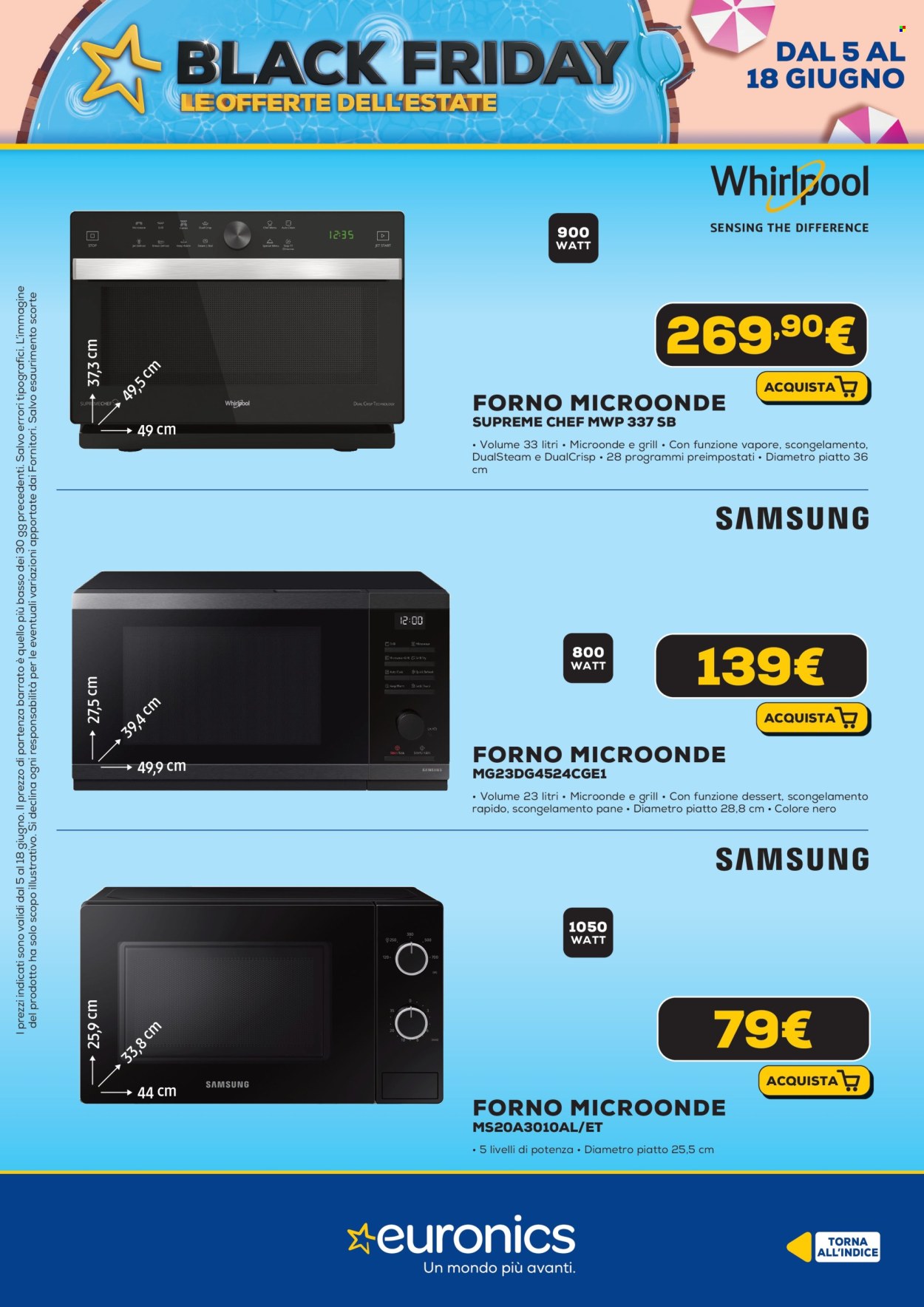 Volantino Euronics - 5/6/2025 - 18/6/2025. Pagina 43