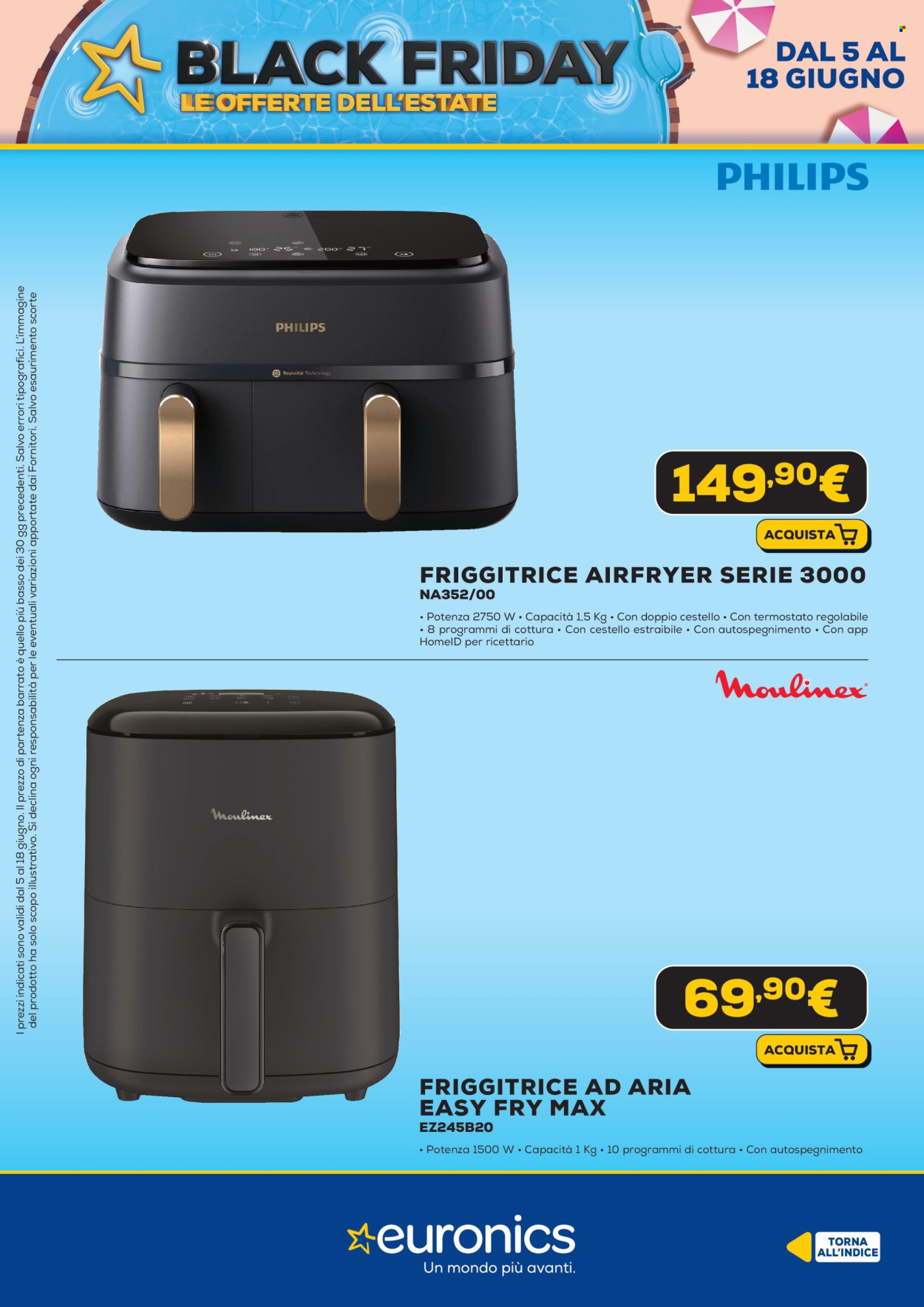 Volantino Euronics - 5/6/2025 - 18/6/2025. Pagina 44