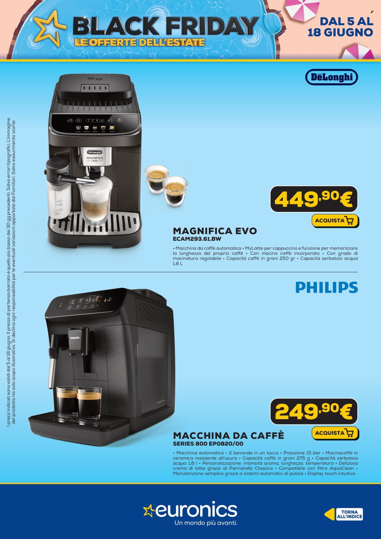 Volantino Euronics - 5/6/2025 - 18/6/2025. Pagina 45