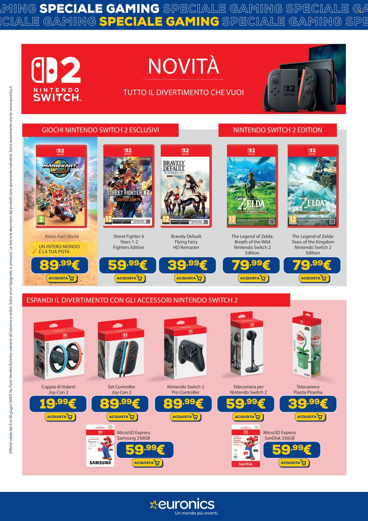 Volantino Euronics - 5/6/2025 - 18/6/2025. Pagina 2