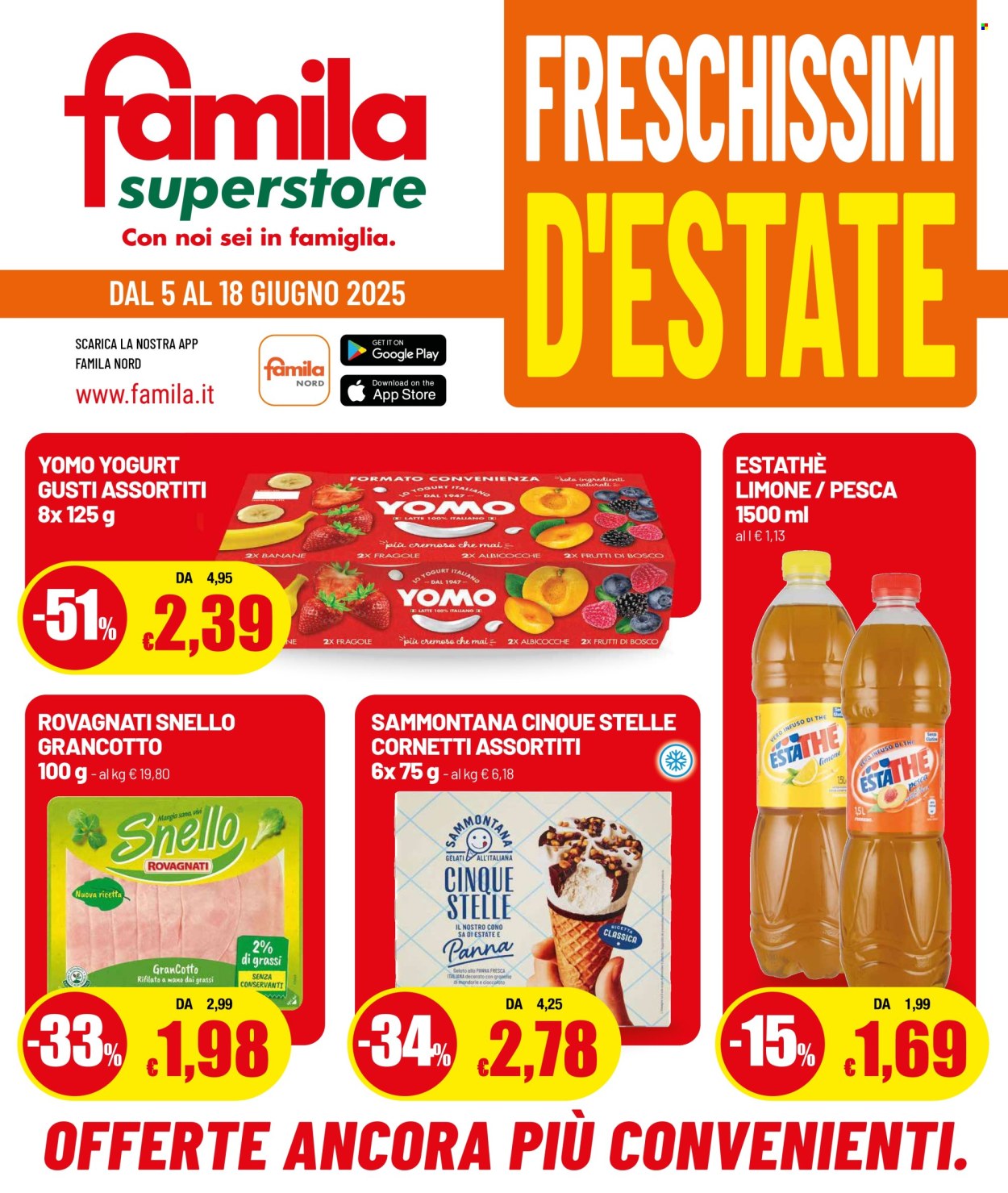 Volantino Famila - 5/6/2025 - 18/6/2025. Pagina 1
