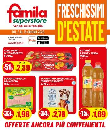 Volantino Famila - 5/6/2025 - 18/6/2025.