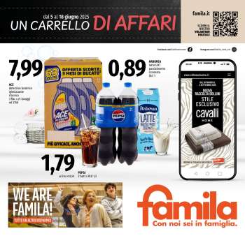 Volantino Famila - 5/6/2025 - 18/6/2025.