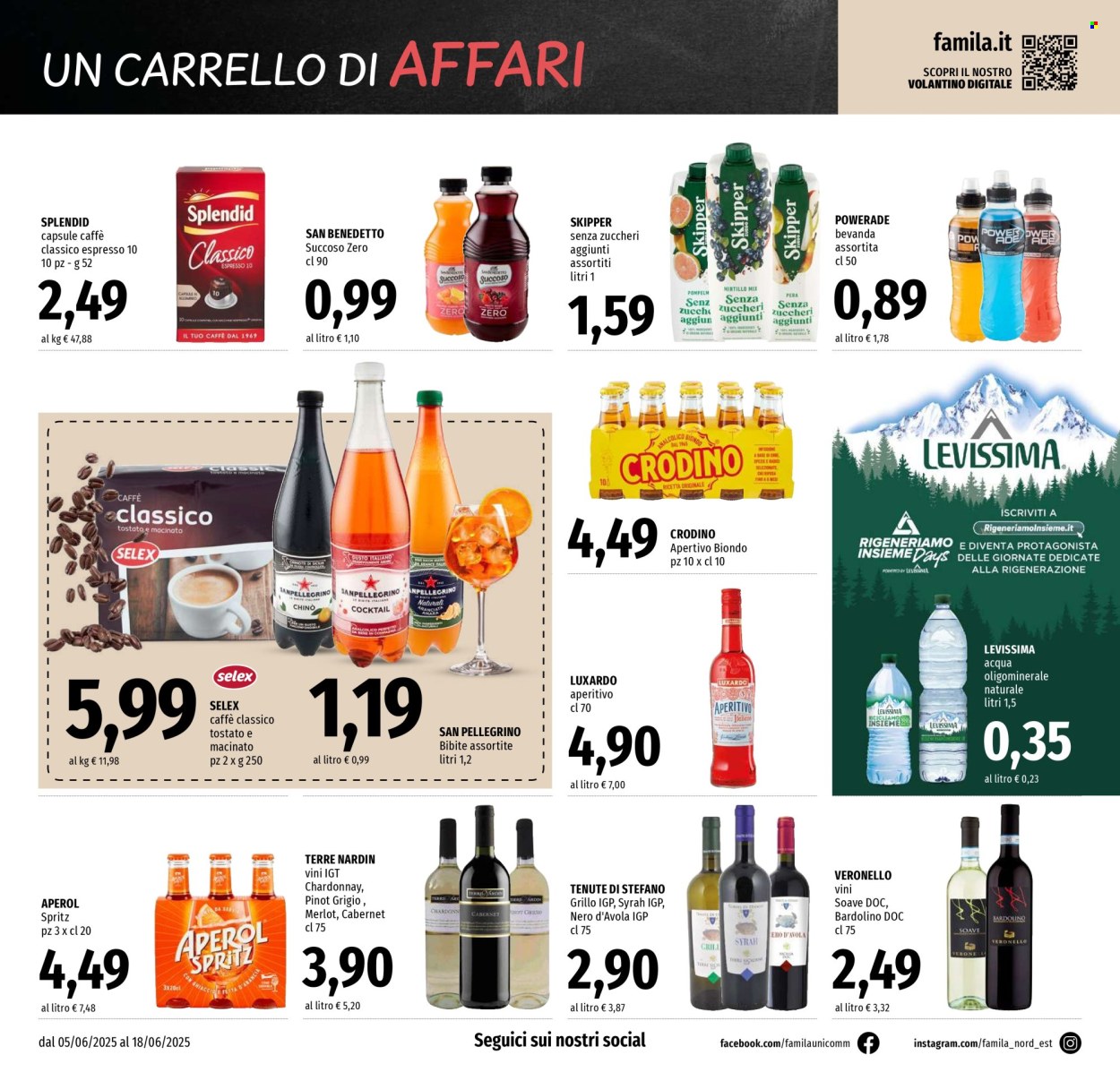 Volantino Famila - 5/6/2025 - 18/6/2025. Pagina 18