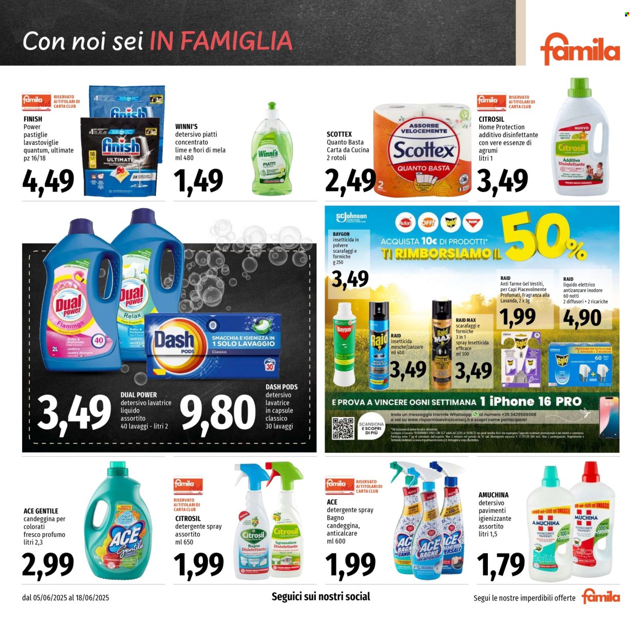Volantino Famila - 5/6/2025 - 18/6/2025. Pagina 23
