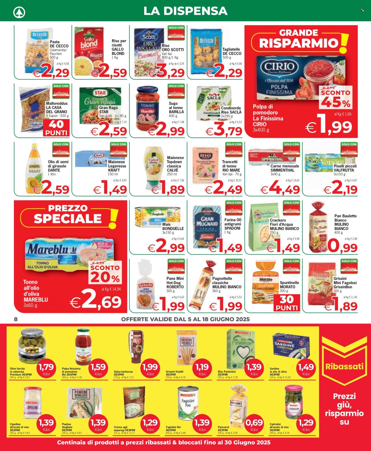 Volantino Despar - 5/6/2025 - 18/6/2025. Pagina 8