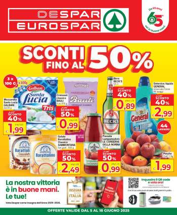 Volantino Eurospar - 5/6/2025 - 18/6/2025.