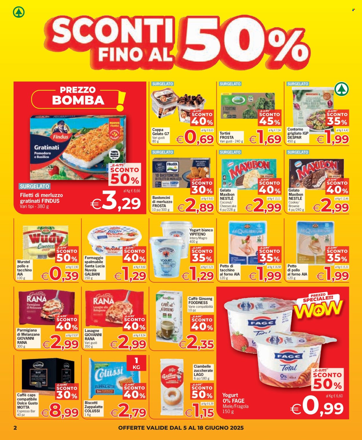 Volantino Eurospar - 5/6/2025 - 18/6/2025. Pagina 2