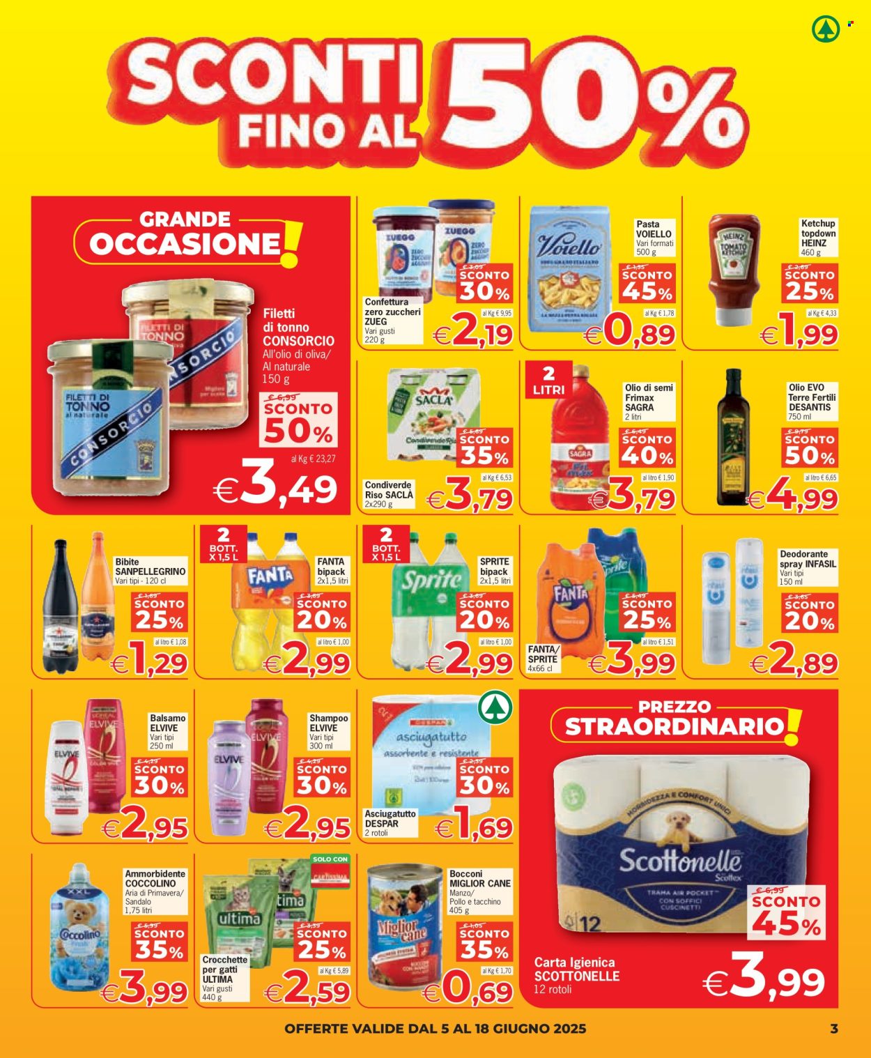 Volantino Eurospar - 5/6/2025 - 18/6/2025. Pagina 3