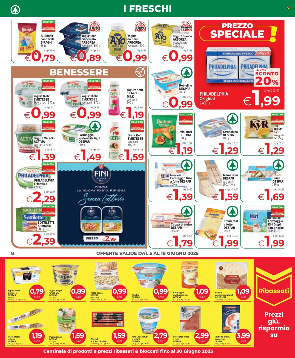 Volantino Eurospar - 5/6/2025 - 18/6/2025. Pagina 8