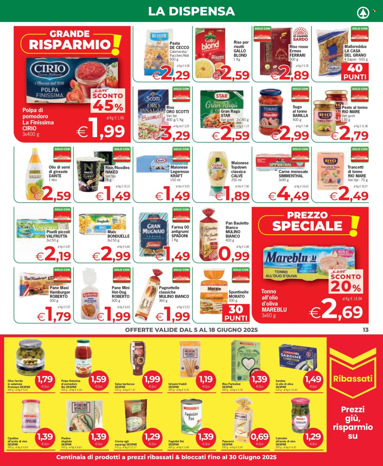 Volantino Eurospar - 5/6/2025 - 18/6/2025. Pagina 13