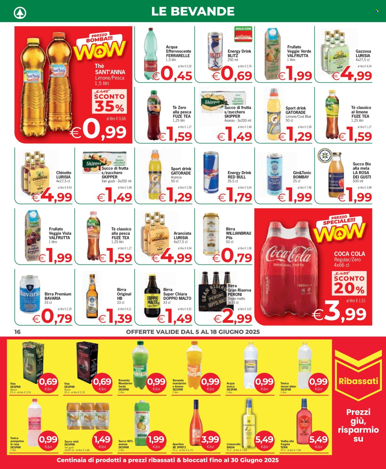 Volantino Eurospar - 5/6/2025 - 18/6/2025. Pagina 16