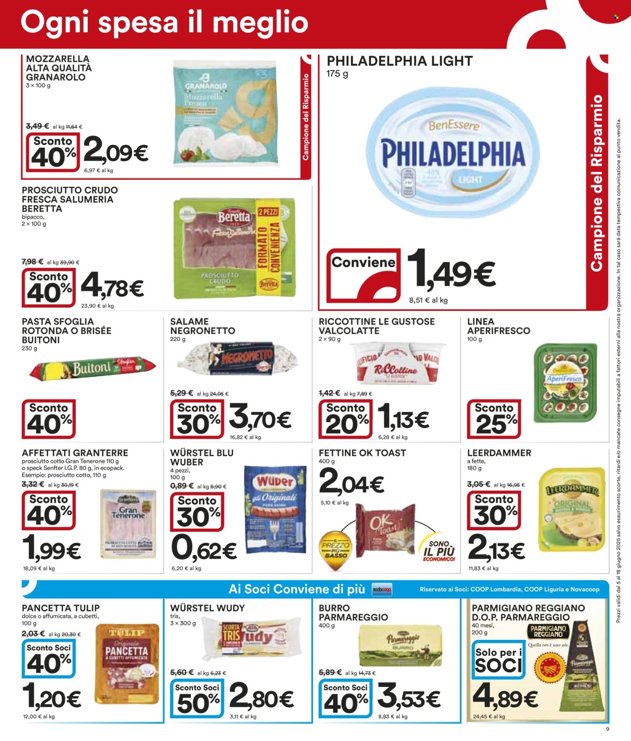 Volantino Coop - 5/6/2025 - 18/6/2025. Pagina 9