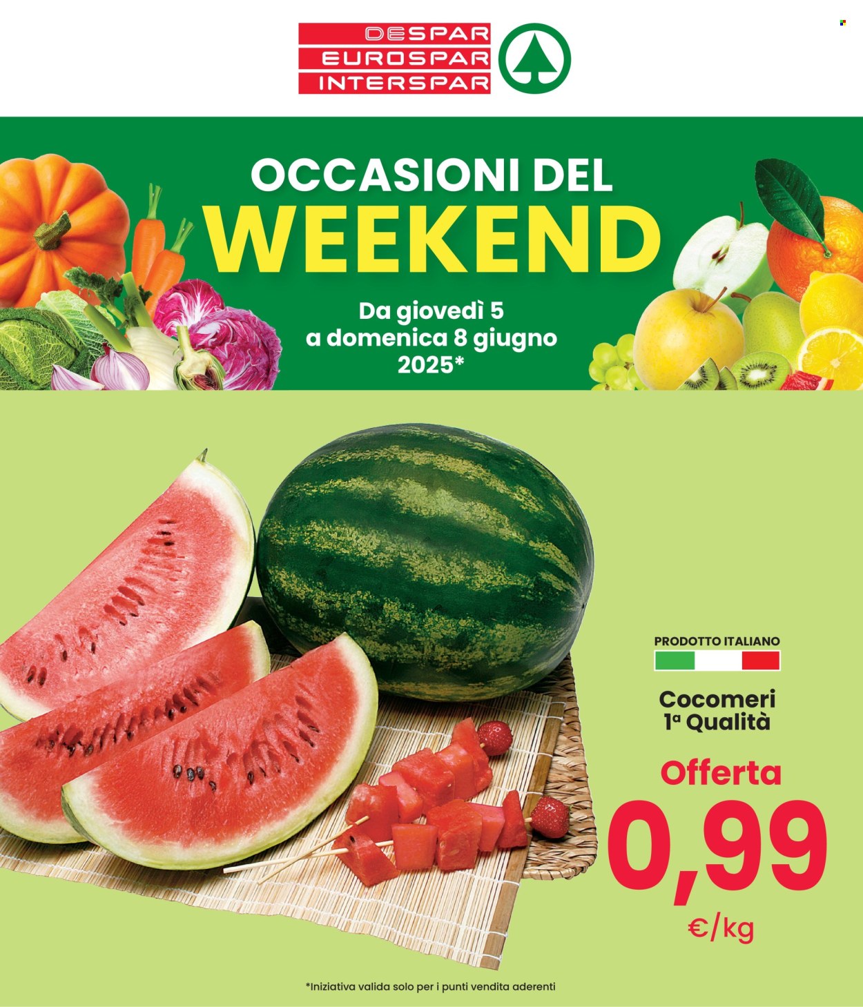 Volantino Eurospar - 5/6/2025 - 8/6/2025. Pagina 1