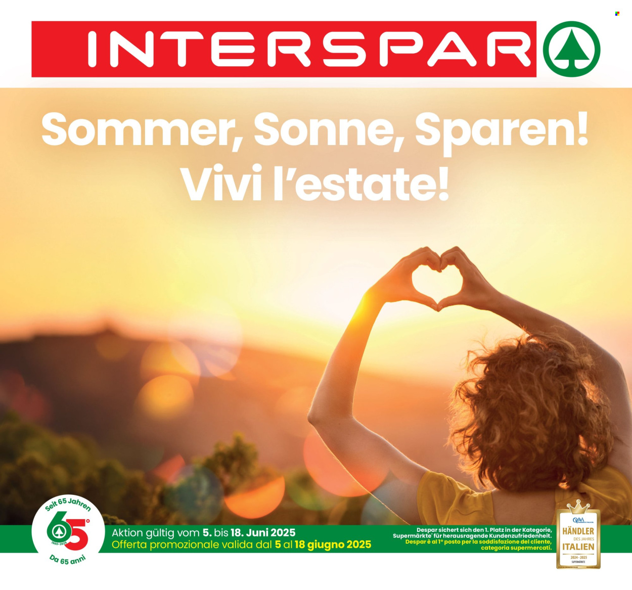 Volantino Interspar - 5/6/2025 - 18/6/2025. Pagina 1
