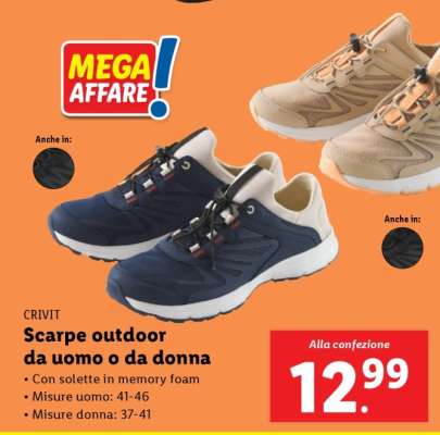 CRIVIT Scarpe outdoor da uomo o da donna