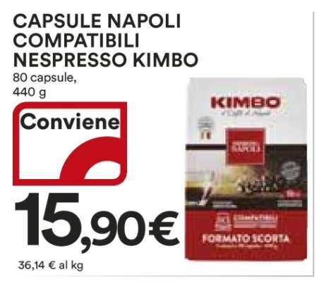 CAPSULE NAPOLI COMPATIBILI NESPRESSO KIMBO